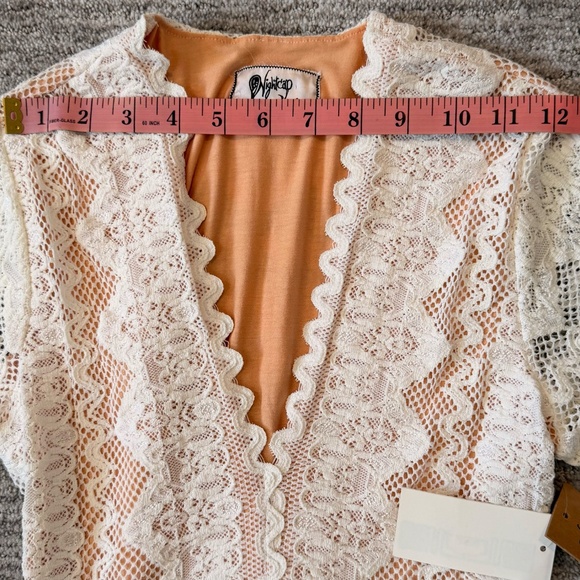 NWT Nightcap White and Nude Lace Long Sleeve Dress Size 2 - Picture 12 of 16